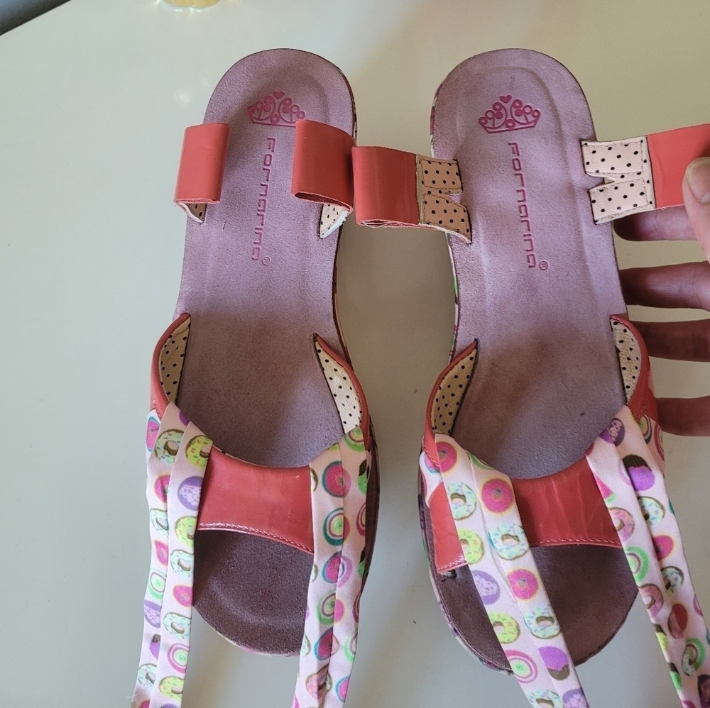 Vintage Fornarina Cupcake Donut Platforms, GUC, Size 35 - Picture 9 of 9